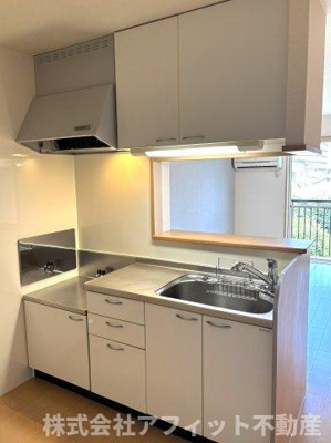 【キッチン】 | ローズコートヤマサ B棟 | カウンターキッチン