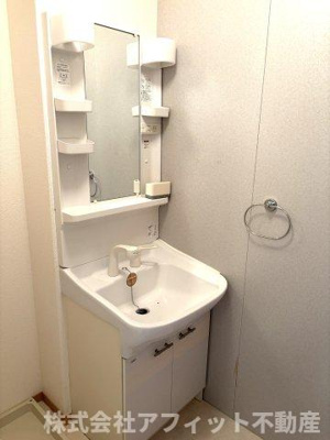 【洗面所】 | ローズコートヤマサ B棟 | 洗髪洗面化粧台