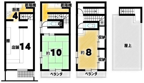 太秦桂木町の間取り