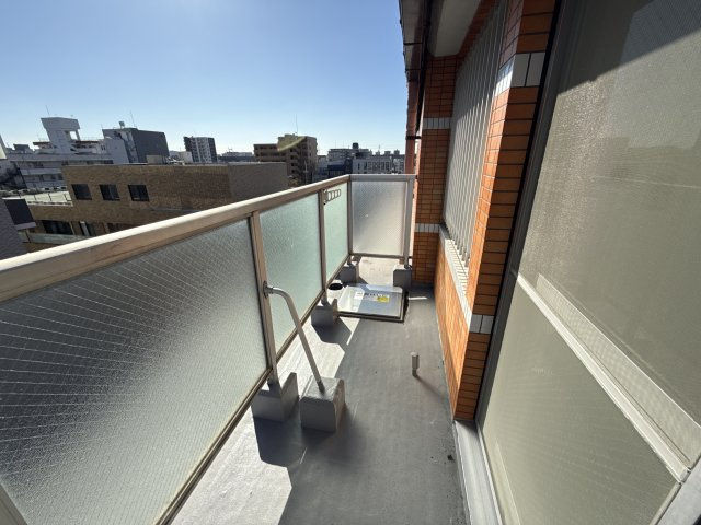 花影中村コーポのバルコニー