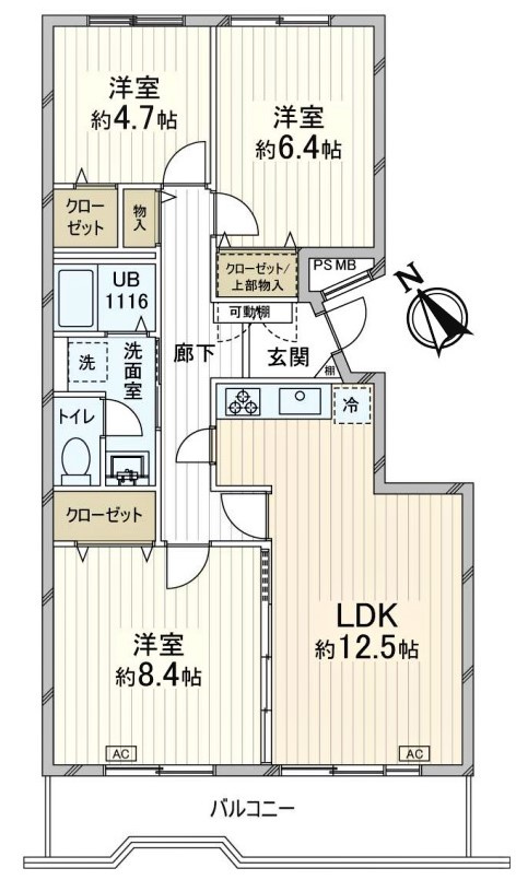 西原グリーンハイツ6号棟