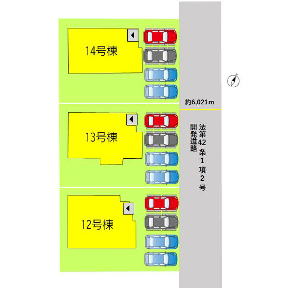 よかタウン／合志市豊岡１０期／１２号棟の地図