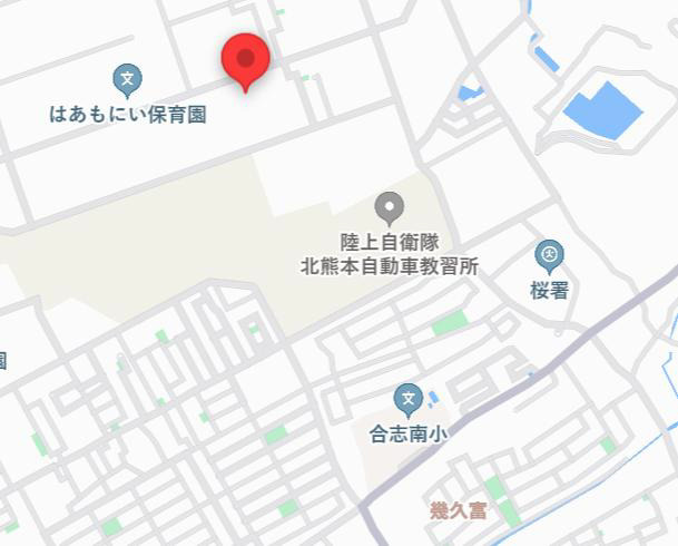 よかタウン／合志市豊岡１０期／１２号棟の地図