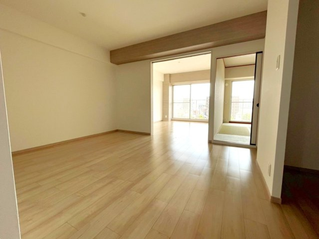 ◆室内リフォーム済◆７階南向き３LDK◆近鉄十条駅徒歩６分、地下鉄十条駅徒歩７分◆コープ野村京都南の居間・リビング|リビング