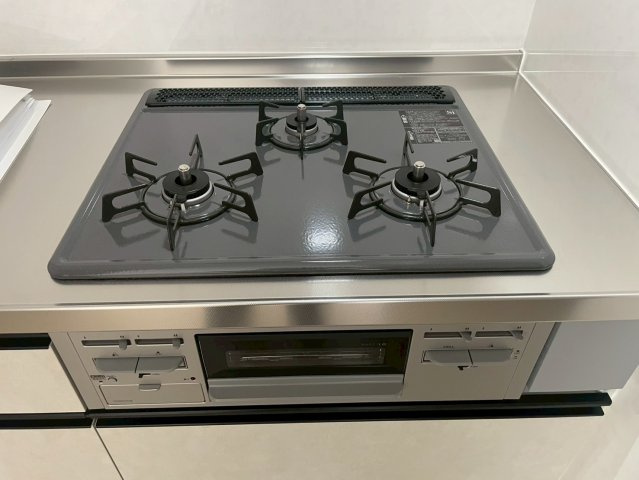 ◆室内リフォーム済◆７階南向き３LDK◆近鉄十条駅徒歩６分、地下鉄十条駅徒歩７分◆コープ野村京都南のキッチン|コンロ