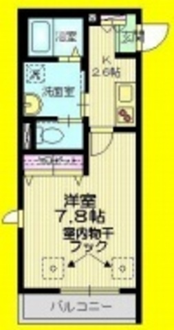 フルールむさしのの間取り|★明るい角部屋★