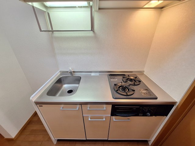 フルールむさしののキッチン|★ガス２口グリル付きシステムキッチン★