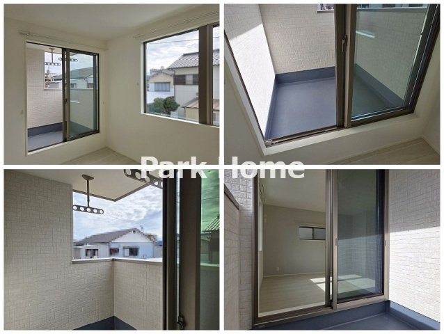 高知市旭天神町 ③ 新築戸建てのバルコニー