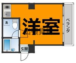 仲介手数料0円！！メゾンパール泉の間取り