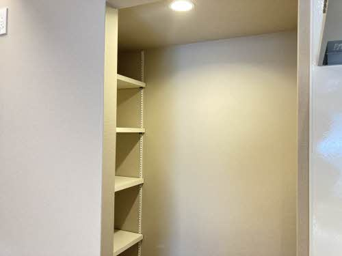 ベレオガーデンズHanaの収納|こまごまとしたものを収納できそうですね