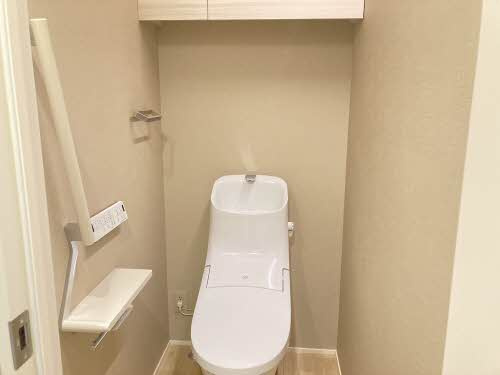 ベレオガーデンズHanaのトイレ|シンプルで使いやすいトイレです