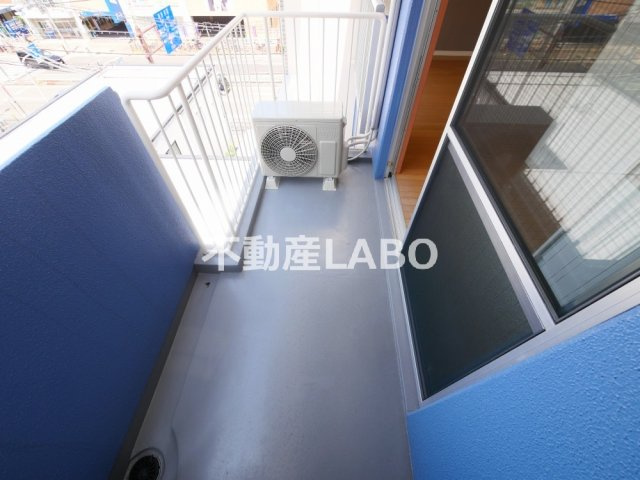 ウェルバード瓜破のバルコニー