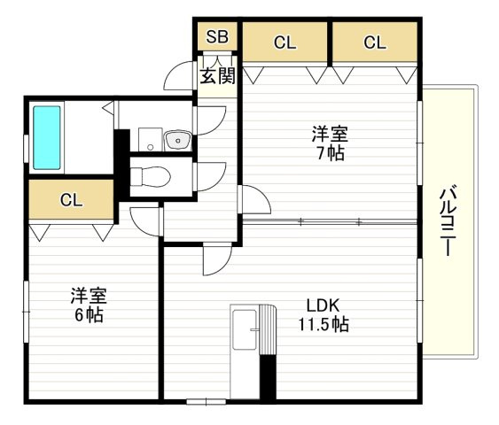 グランシャリオの間取り
