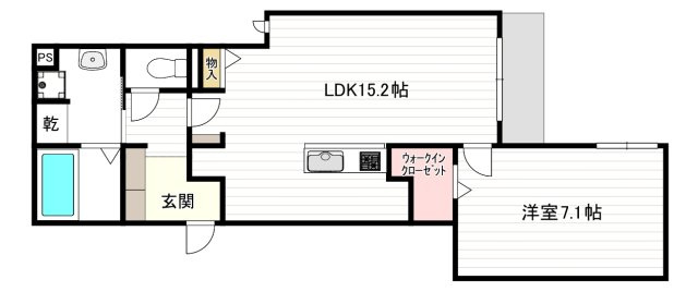 スペチアーレ平野西の間取り