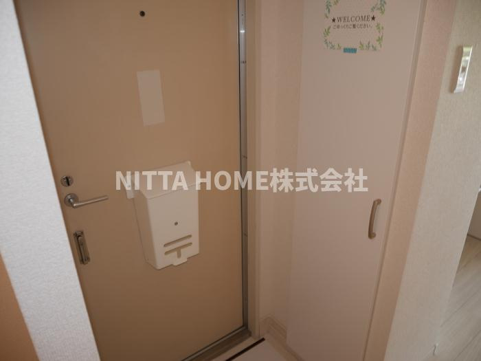 メゾンふじⅡの玄関|玄関・シューズボックス設置済み★