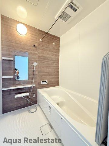 高松市扇町戸建の浴室|日々の疲れを癒すお風呂付です