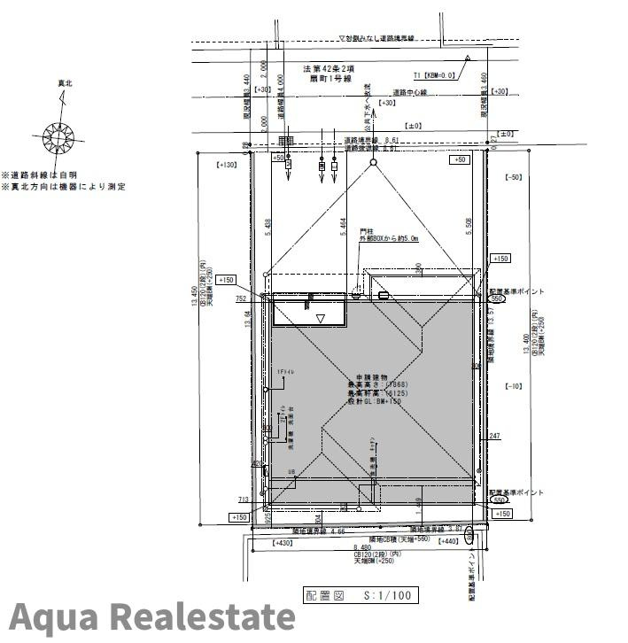 高松市扇町戸建の区画図
