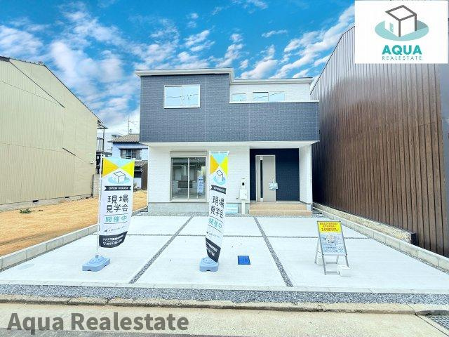 高松市扇町戸建の前面道路含む現地写真|前面道路含む現地写真です