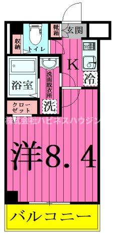 K RESIDENCE柏(ケーレジデンスカシワ)の間取り