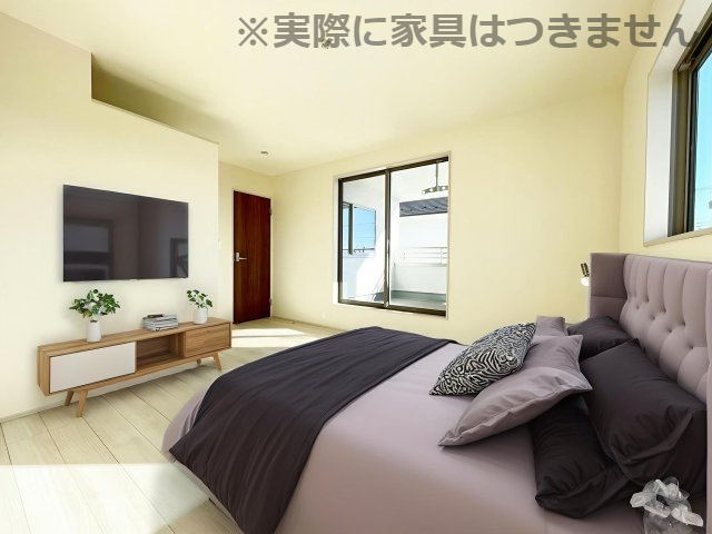 新築戸建・建売　太田第14下田島町　Livele Garden　全8棟の洋室|※家具を配置した場合のイメージ図になります！実際に家具はつきません。