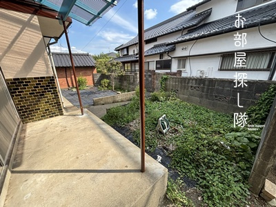 久留米市合川町の一戸建ての庭