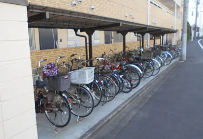 【駐車場】 | ライオンズマンション王子第５ | 敷地内に自転車置き場があります