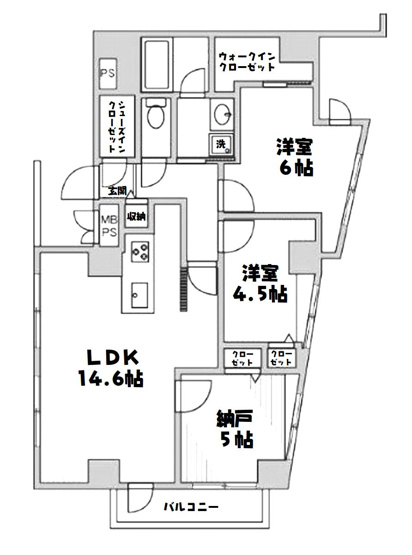 【間取り】 | ライオンズマンション王子第５ | 2SLDK間取り(*^^*)