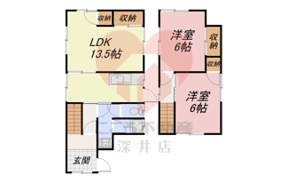 【間取り】 | 高槻市安岡寺町2丁目戸建