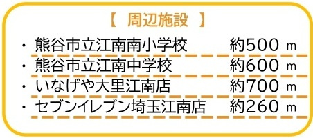 中古戸建　熊谷市押切2653-124（リフォーム住宅）の周辺
