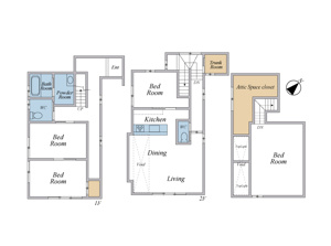 【間取り】 | ご自宅から現地まで、当社スタッフがお車にて、「お迎え・お送り」をしております。ぜひお気軽にお問い合わせくださいませ♪