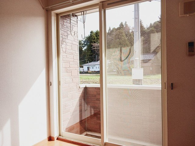 ベルズかたかごＣのバルコニー|落ち着いた時間を過ごせるバルコニーです