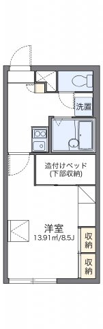 レオパレスプリマベーラの間取り