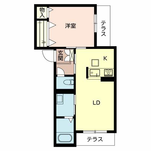 アイエフハイツ水波町Ⅵの間取り