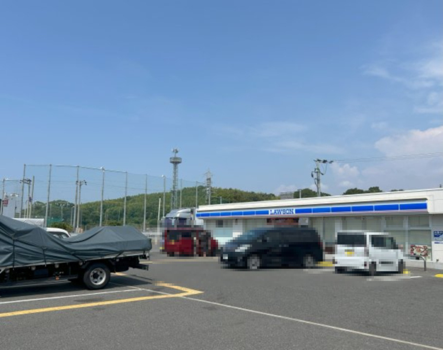 岸和田市稲葉町土地の周辺|ローソン岸和田稲葉町店　徒歩1分