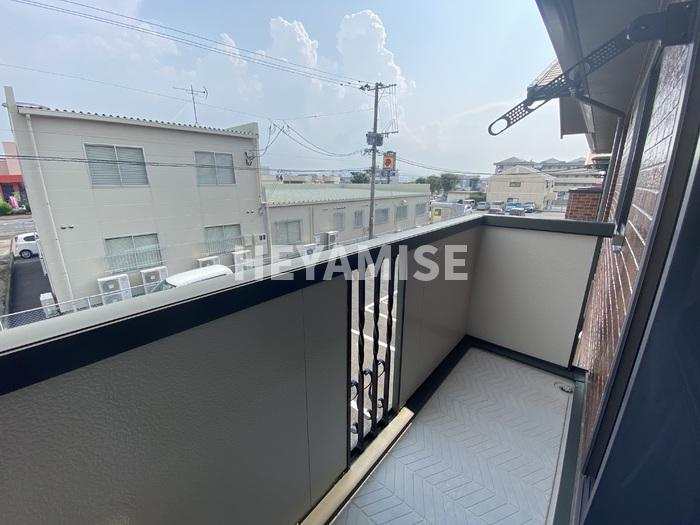 イストワールF Ⅱ棟のバルコニー