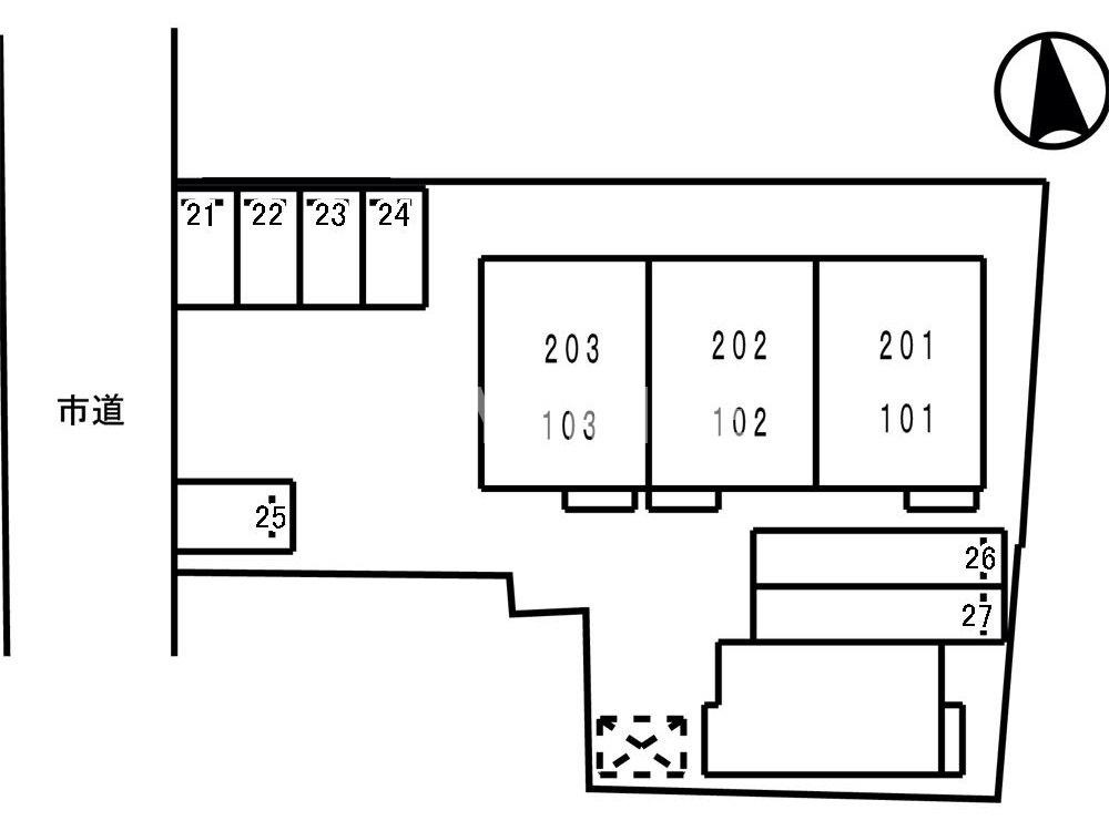 ボニートフロールの区画図