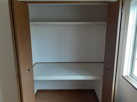 大きなスペースがあり、収納には困りません