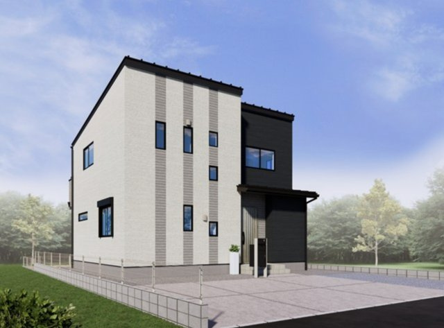 【外観パース】 | 加須市日出安17区画　新築戸建　全17棟　8号棟 | 8号棟