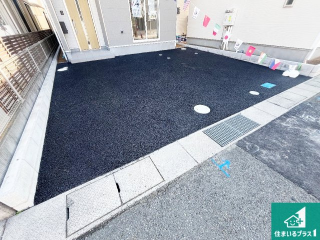 加古郡稲美町国安　第7期　新築一戸建ての駐車場|駐車スペース！散水栓があるので、こまめに愛車を洗えます！