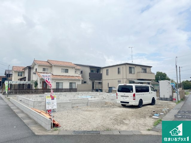加古郡稲美町国安　第7期　新築一戸建ての外観|周辺は落ち着いた街並みの住宅地！子育てがしやすい住環境です！まだ未完成ですが、現地でしかわからない事もございます。是非一度ご覧ください。