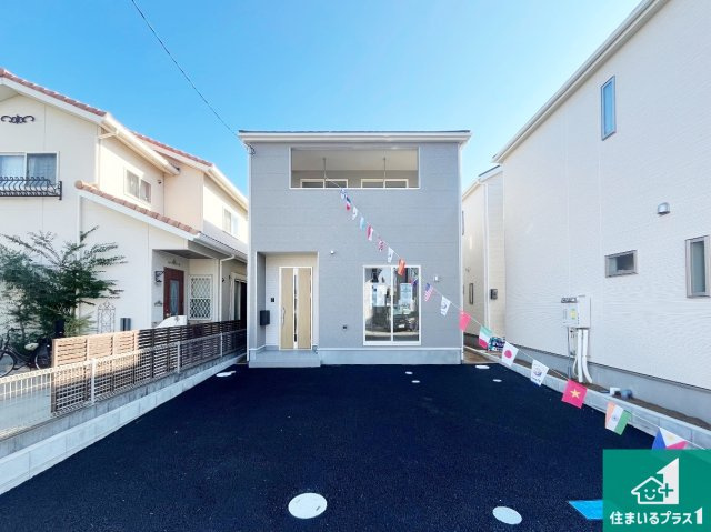 加古郡稲美町国安　第7期　新築一戸建ての外観|周辺は落ち着いた街並みの住宅地！子育てがしやすい住環境です！まだ未完成ですが、現地でしかわからない事もございます。是非一度ご覧ください。