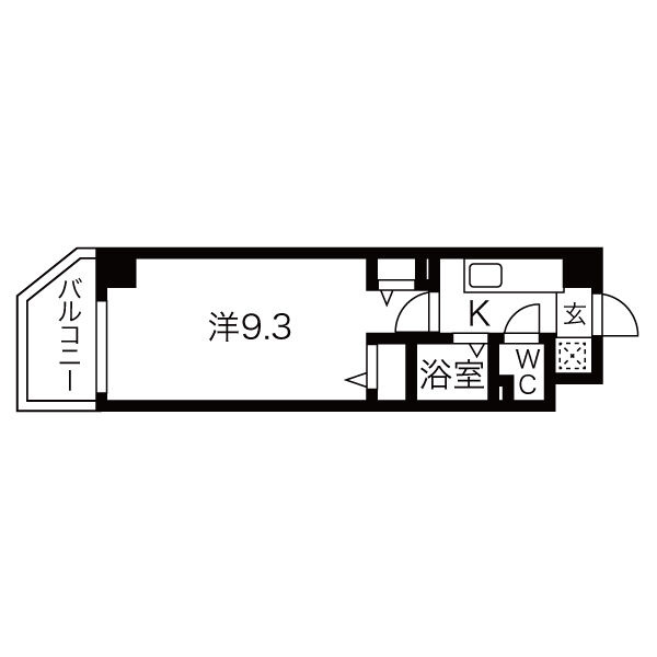 プラネシア星の子京都駅前の間取り