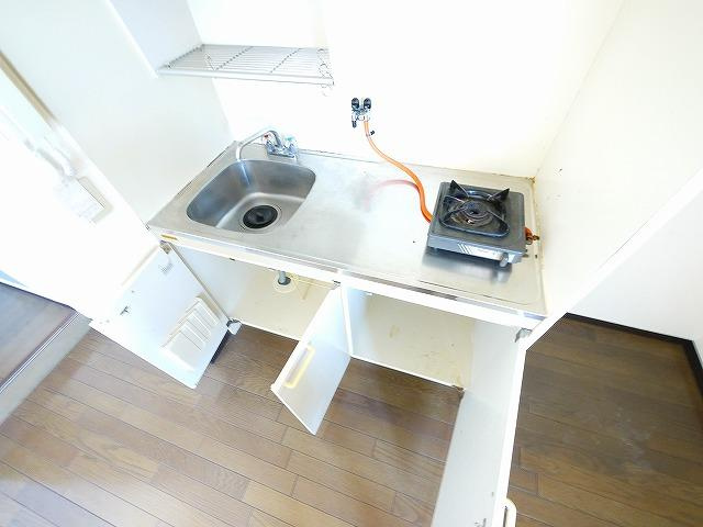 米田マンションのキッチン|使いやすいキッチンです
