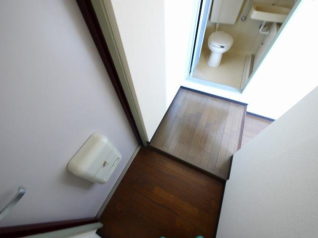 米田マンションの玄関|きれいな玄関です