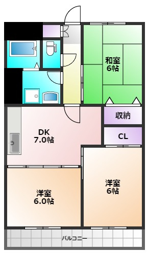 サングリーンハイツの間取り