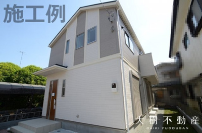 【外観：施工例】 | 海老名市上郷３丁目　新築戸建て　全1棟【仲介手数料無料】
