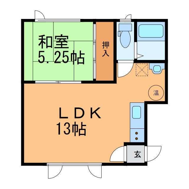 ノースハイムＡの間取り