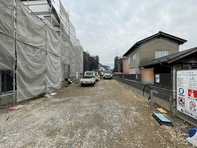 福島市八島田字台畑【地震に強いオール電化】野田小・野田中の前面道路含む現地写真