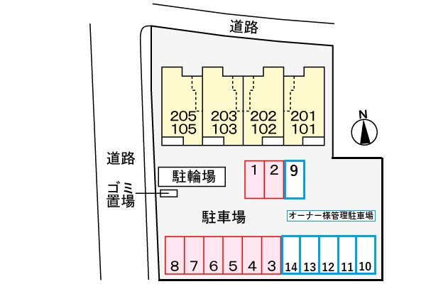 リ・ソレイユの区画図