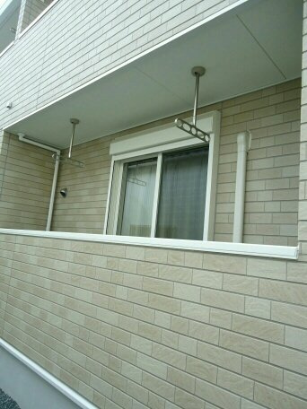 シャインのバルコニー|広々としたバルコニーです